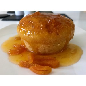 Apricot Liqueur Steamed Pudding