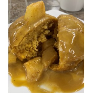 Toffee Apple Steamed Pudding